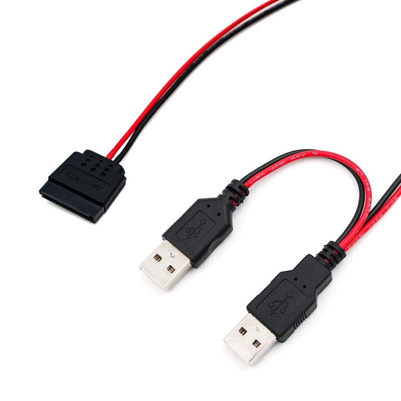 SUPERPLUS 40cm USB to SATA Power Cable for 2.5" SATA HDD - Image 1